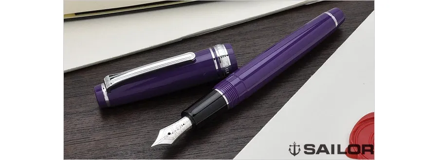 obrazek 1 Sailor Pióro Wieczne Professional Gear Slim Blueberry Rodowane