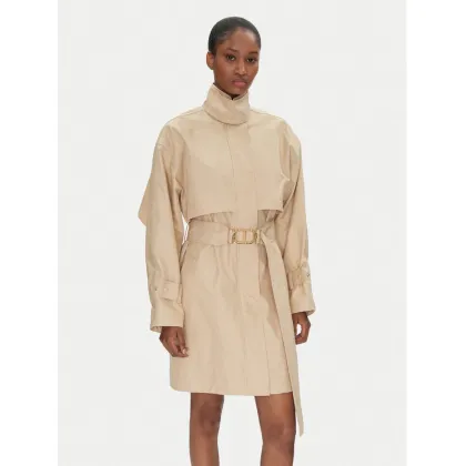 Zdjęcie TWINSET Trencz 251TP2661 Beżowy Loose Fit