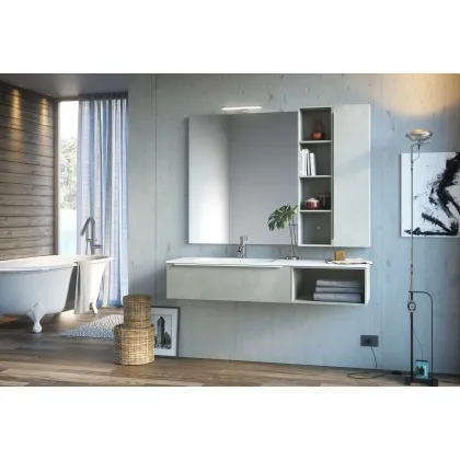 Picture Elegant set of bathroom furniture - Proteo Arredo Bagno