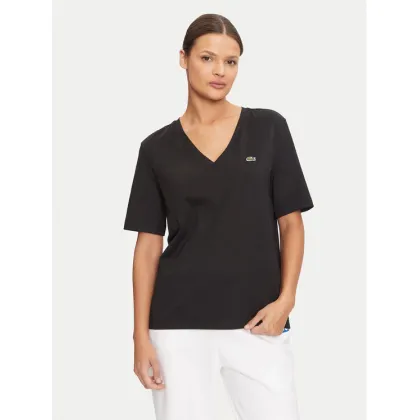 Zdjęcie Lacoste T-Shirt TF7300 Czarny Regular Fit