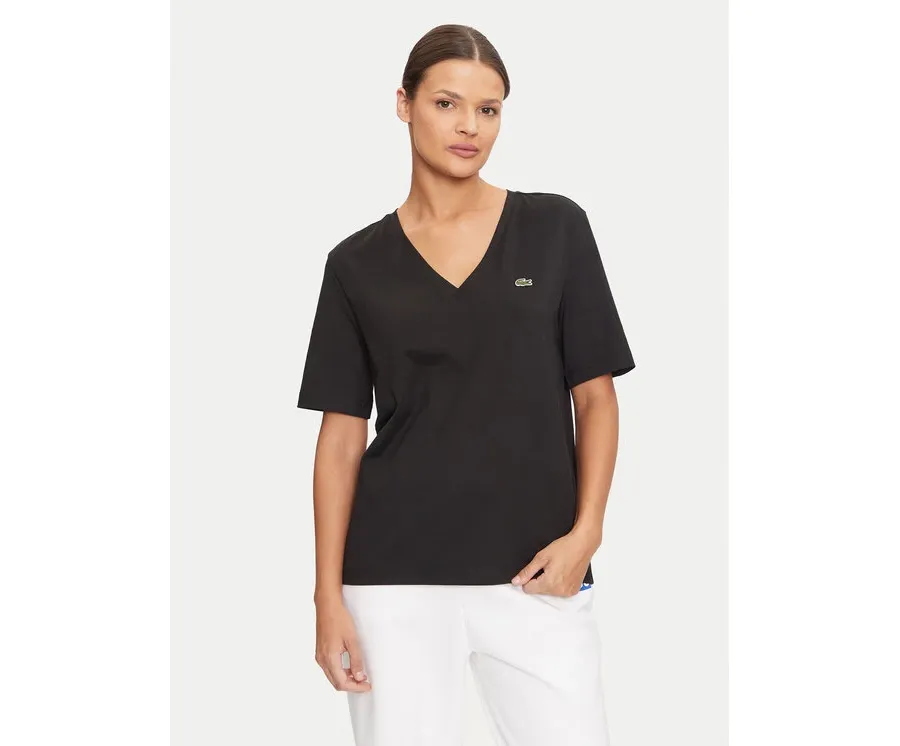 obrazek 1 Lacoste T-Shirt TF7300 Czarny Regular Fit