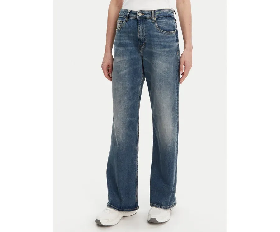 obrazek 1 Tommy Jeans Jeansy Mia DW0DW21280 Granatowy Straight Fit