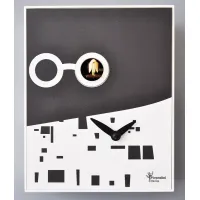Picture Beautiful cuckoo clock with print on MDF board