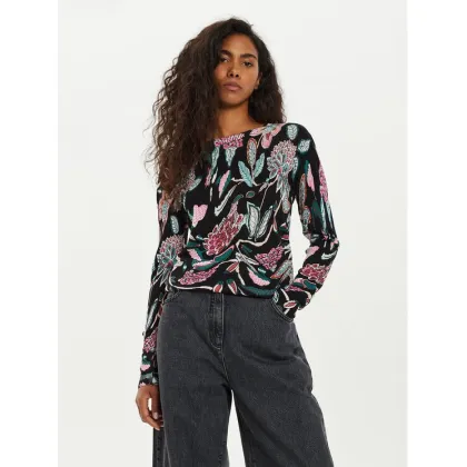 Zdjęcie Desigual Sweter Manchester 24WWJF41 Czarny Regular Fit