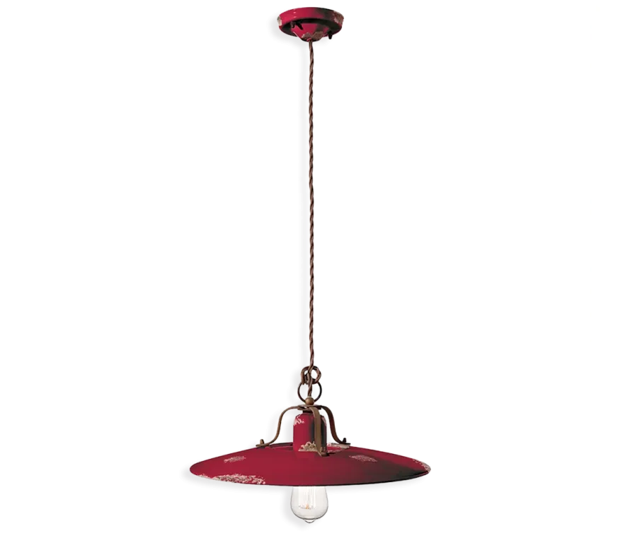 obrazek 8 Elegancka włoska lampa wisząca retro