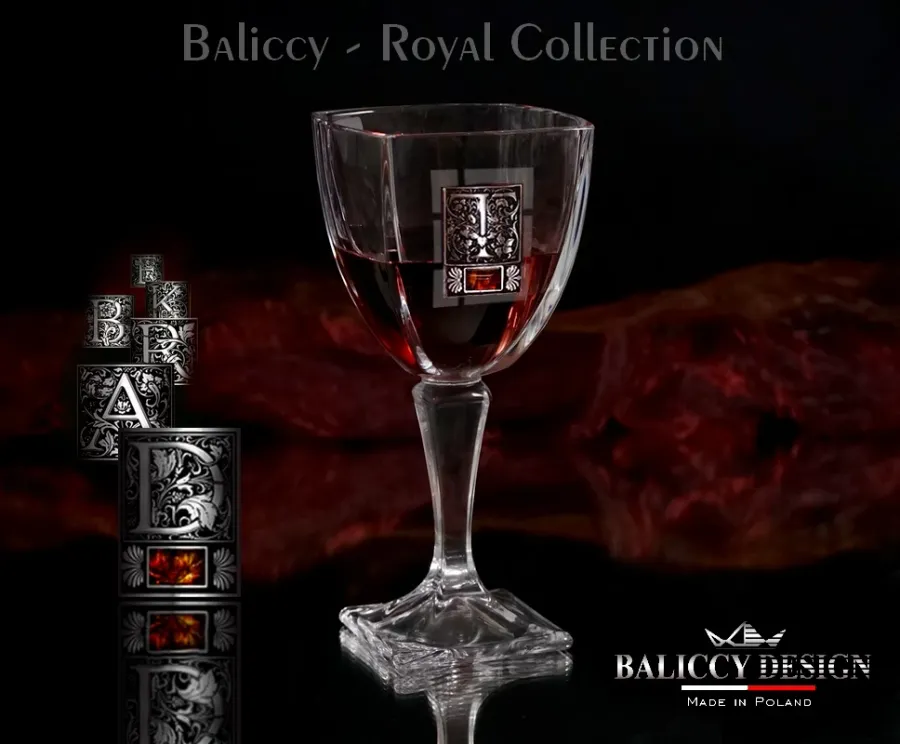 obrazek 2 Kieliszek kryształowy do wina i wody - Bohemia Royal Collection