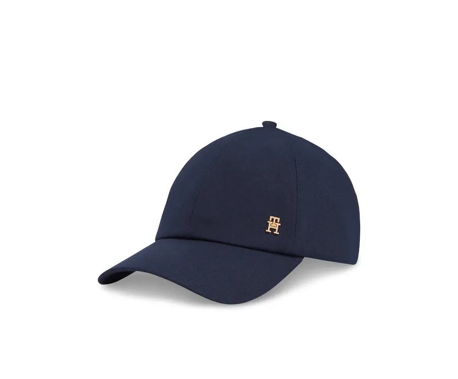 obrazek 1 Tommy Hilfiger Czapka z daszkiem Elevated Chic Soft Cap AW0AW17138 Niebieski