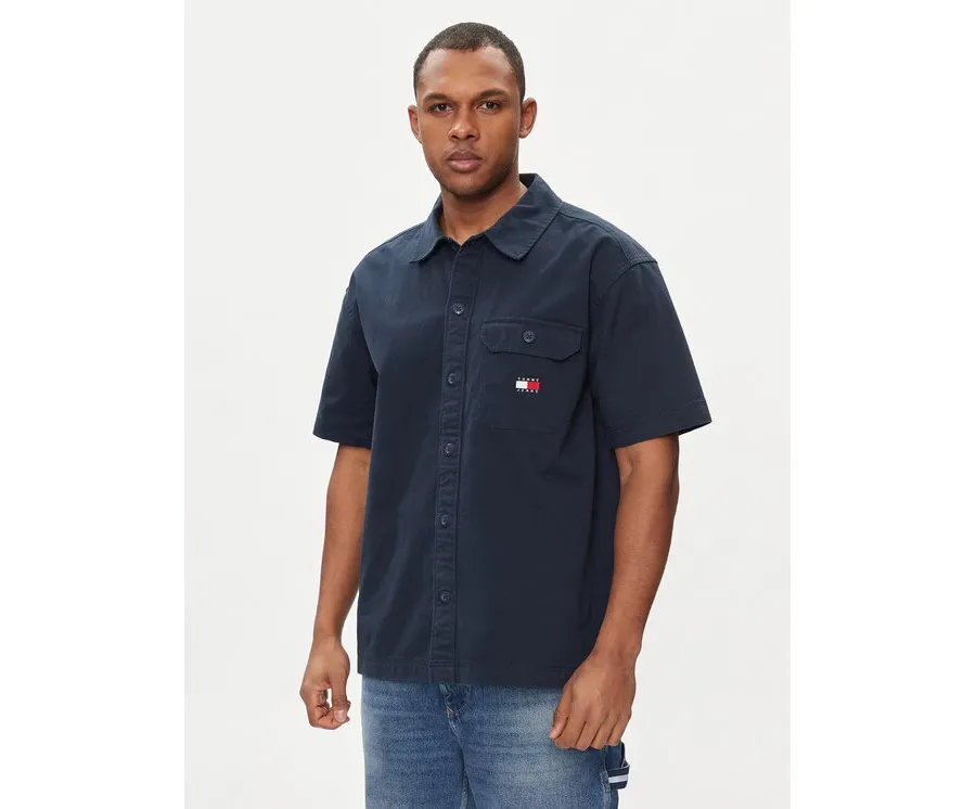 obrazek 1 Tommy Jeans Koszula Essential DM0DM18969 Granatowy Regular Fit