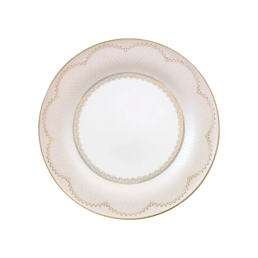 obrazek 6 Elegancki porcelanowy komplet zastawy stołowej dla 12 osób - Porcel
