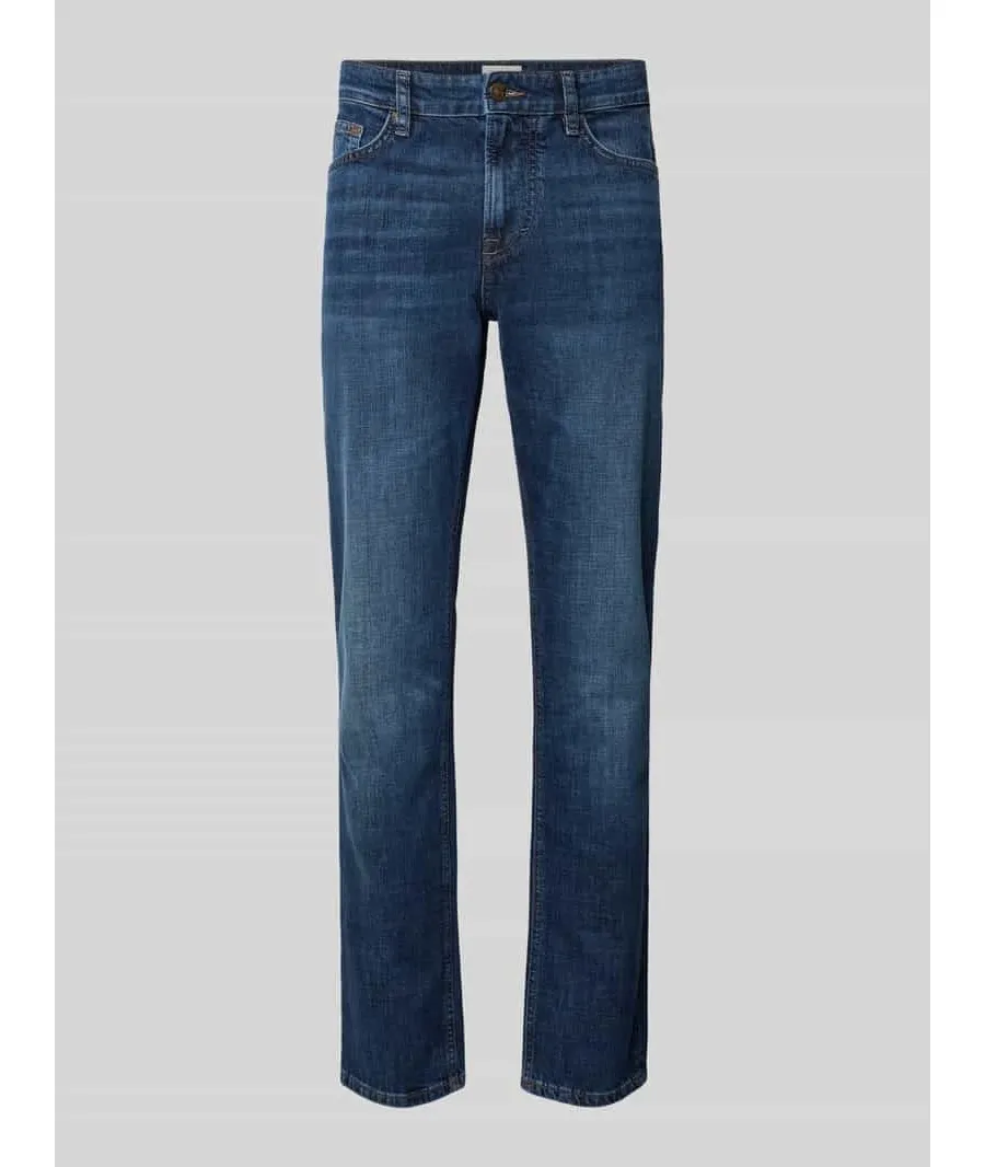 obrazek 1 Jeansy o kroju modern fit z 5 kieszeniami model ‘Mitch’