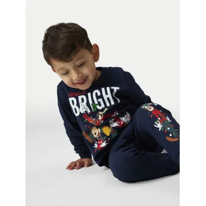 Zdjęcie NAME IT Piżama Mickey 13234179 Granatowy Regular Fit