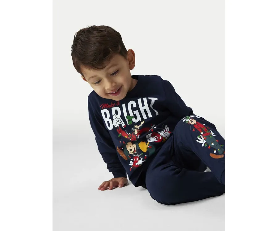 obrazek 1 NAME IT Piżama Mickey 13234179 Granatowy Regular Fit