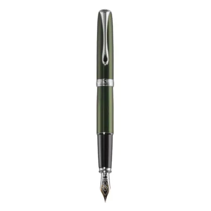 Picture Phenomenal DIPLOMAT Excellence A2 fountain pen, green/chrome, 14ct