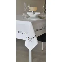 Picture Tablecloth decorated with colorful Gioiello stones