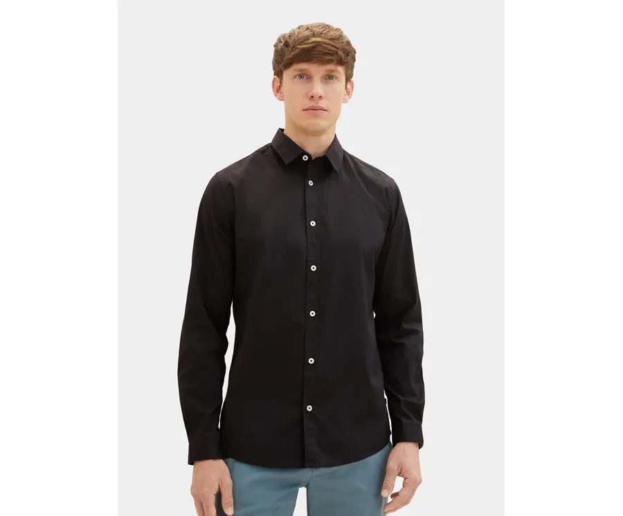 obrazek 1 Tom Tailor Koszula 1037435 Czarny Regular Fit