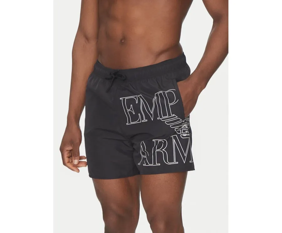 obrazek 1 Emporio Armani Underwear Szorty kąpielowe EM000583 AF12326 UC001 Czarny Regular Fit