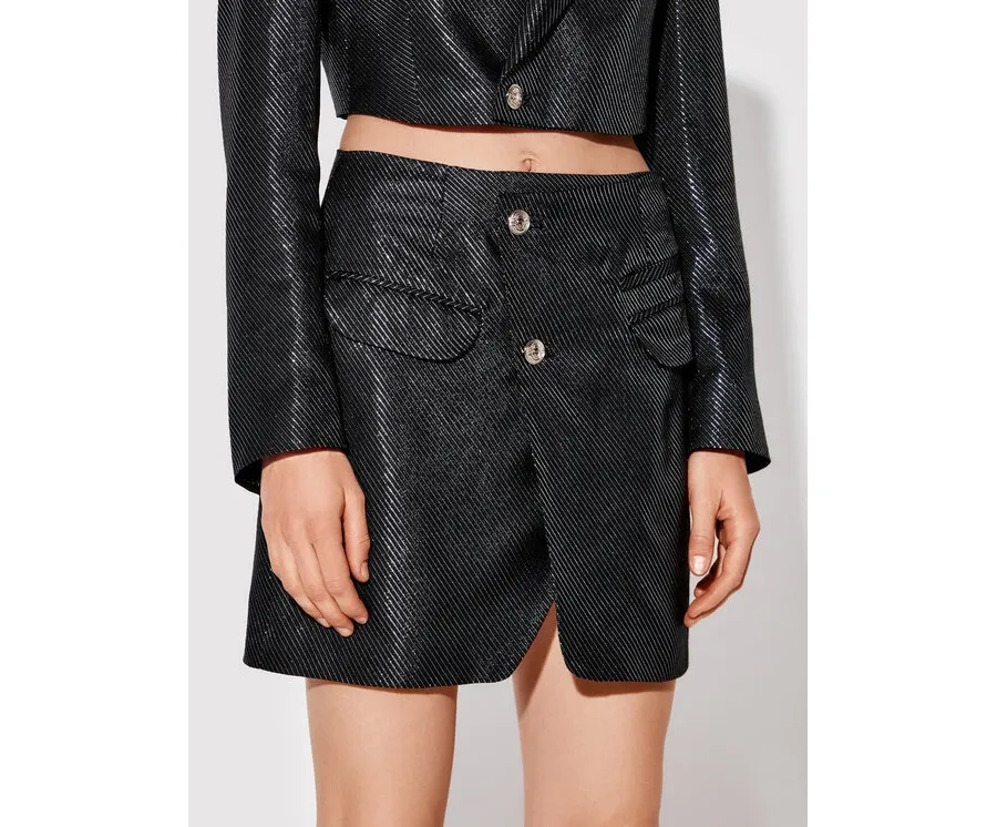 obrazek 1 Rage Age Spódnica mini Arche 2 Czarny Slim Fit