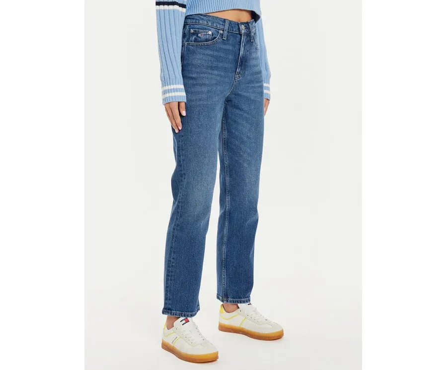 obrazek 1 Tommy Jeans Jeansy Izzie DW0DW19600 Niebieski Straight Fit