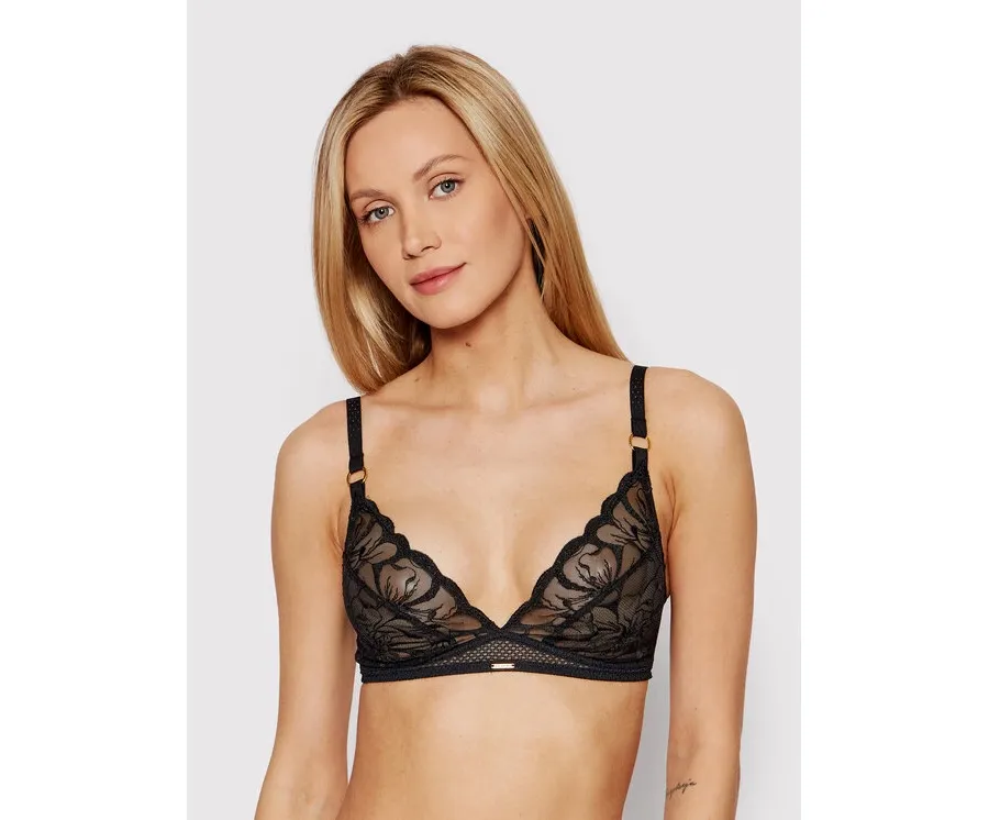 obrazek 1 Chantelle Biustonosz braletka Fleurs C12M80 Czarny