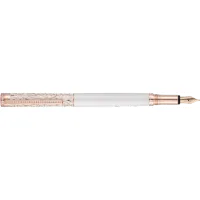 Picture Stylish white and pink fountain pen with diamonds - Waldmann