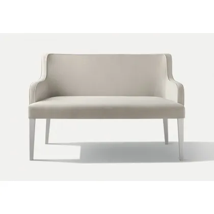 Picture Stylish Isabey bench made of solid beech wood 130x60x85 cm