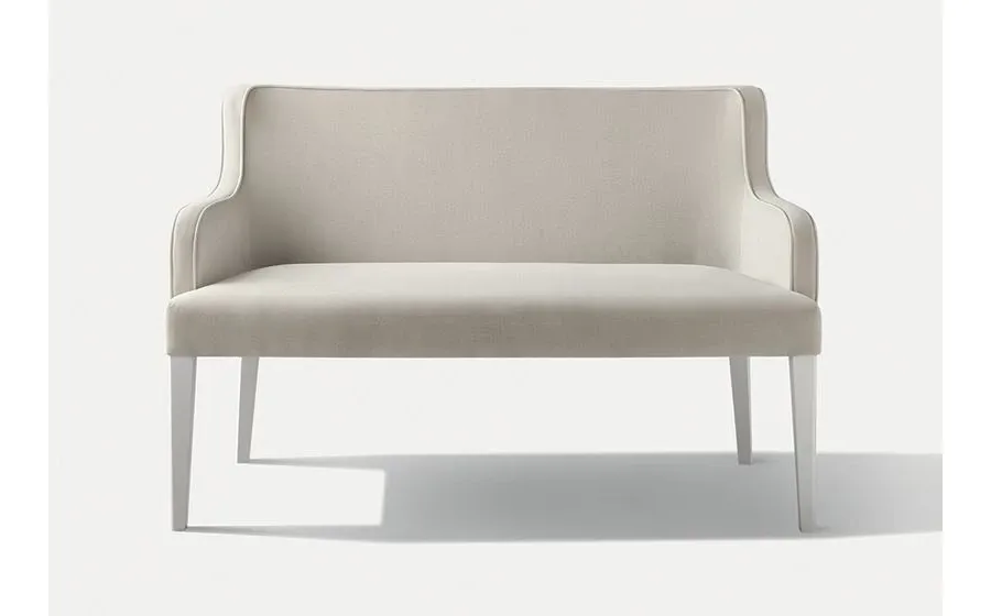 obrazek 1 Stylowa ławka Isabey z litego drewna bukowego 130x60x85 cm