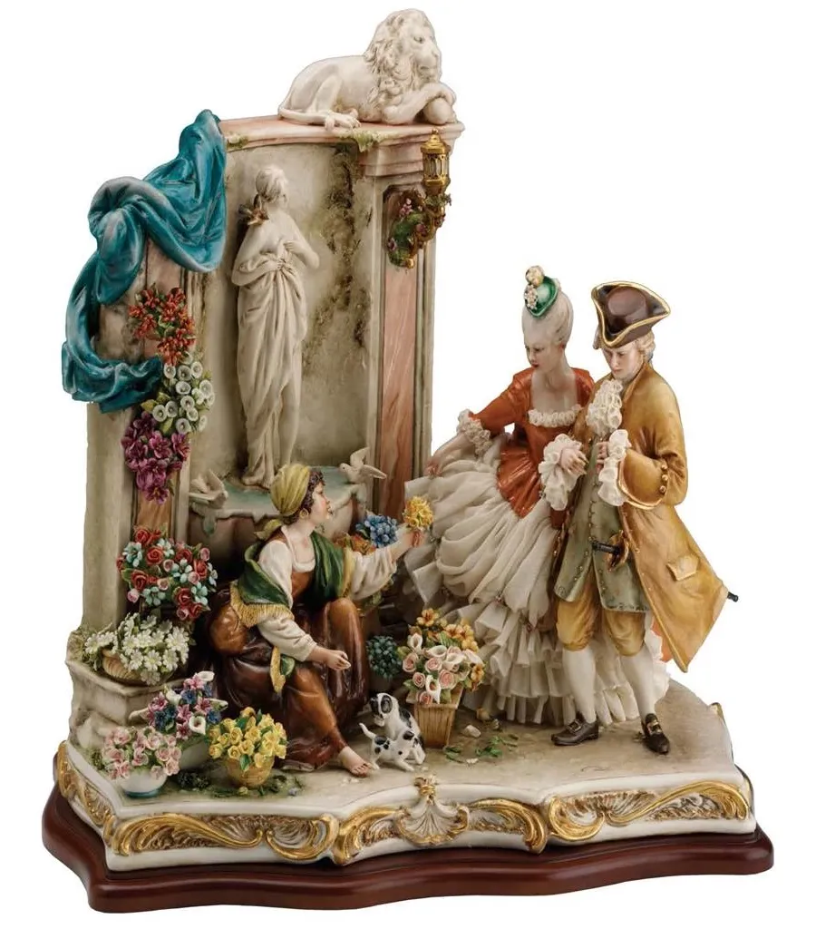 obrazek 1 Piękna figura z porcelany do apartamentu