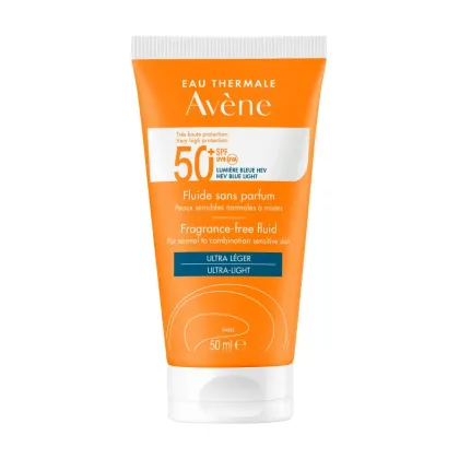 Zdjęcie Avène Sun Bardzo Wysoka Ochrona Fluid bezzapachowy SPF50+ 50 ml Avene