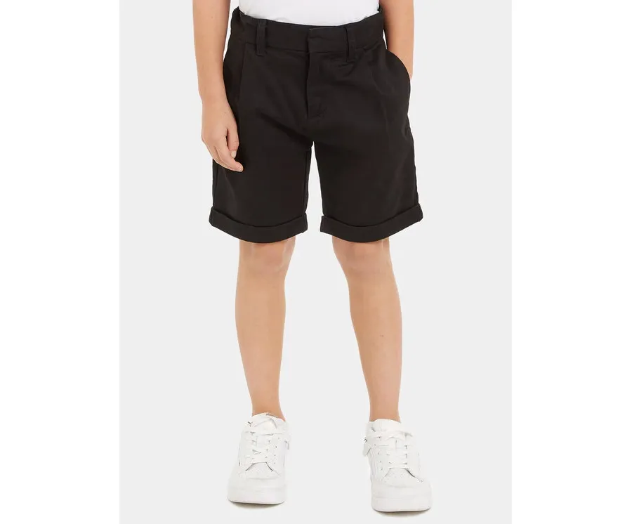 obrazek 1 Calvin Klein Jeans Szorty materiałowe Ceremony IB0IB02063 Czarny Regular Fit
