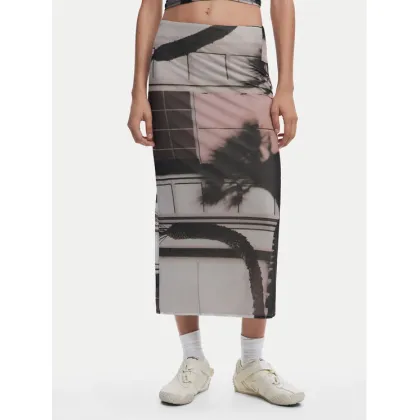 Zdjęcie Desigual Spódnica tiulowa 25SWFK05 Kolorowy Regular Fit