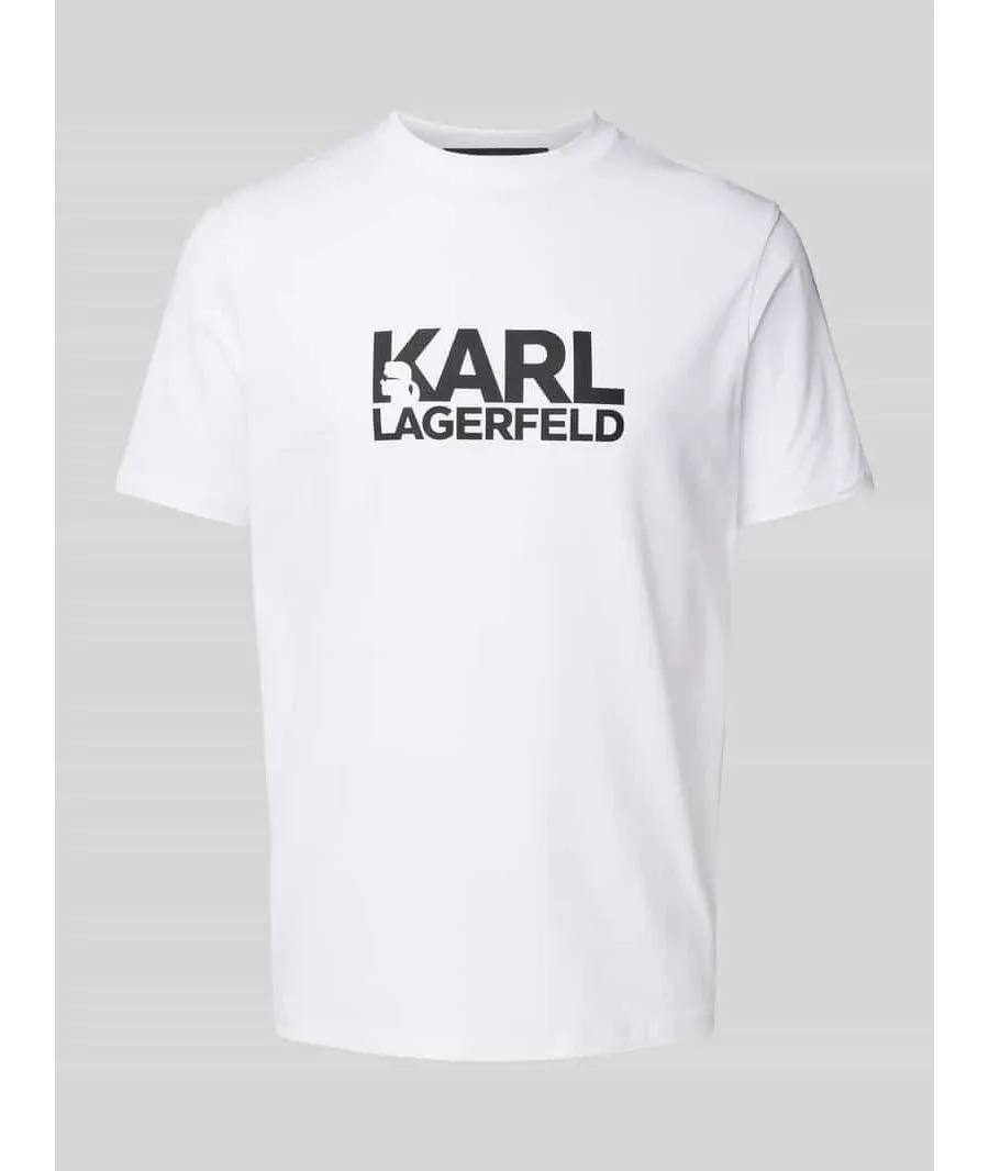 obrazek 1 KARL LAGERFELD T-Shirt 755087 551235 Biały Regular Fit