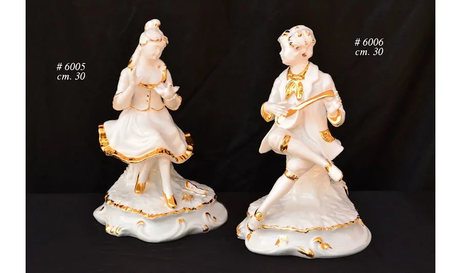 picture 1 Beautiful gold plated figurines