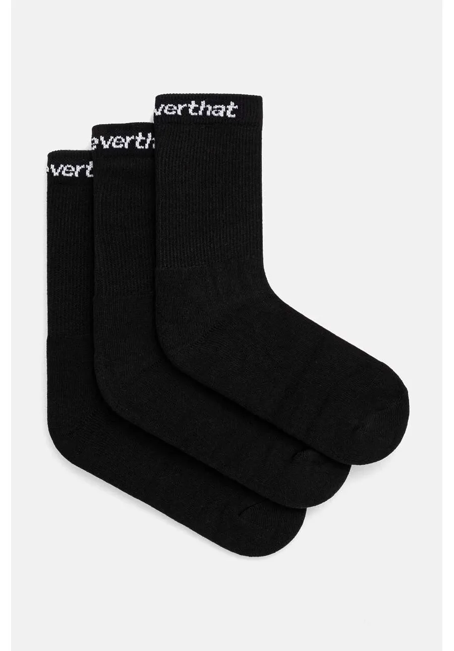obrazek 1 thisisneverthat skarpetki SP-Logo Socks 3-Pack męskie kolor czarny TN241WUNSO01
