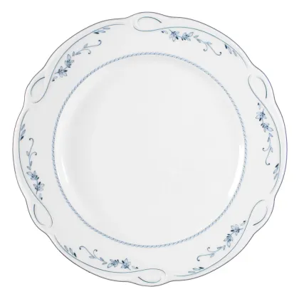 Zdjęcie Luksusowy porcelanowy okrągły talerz obiadowy 26 cm - Seltmann Weiden