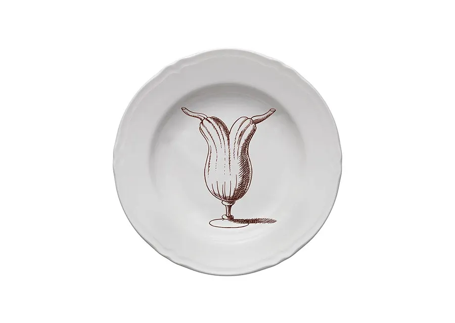 obrazek 1 Oryginalny porcelanowy talerz na owoce - Pampaloni