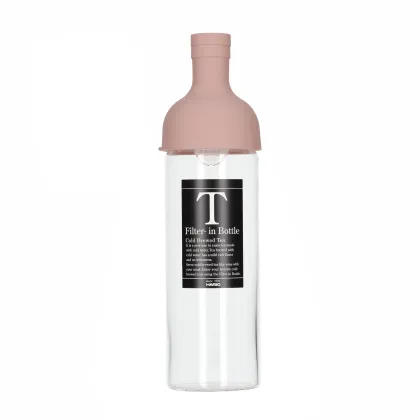 Zdjęcie Hario butelka z filtrem Cold Brew Tea 750ml - pudrowy róż HARIO