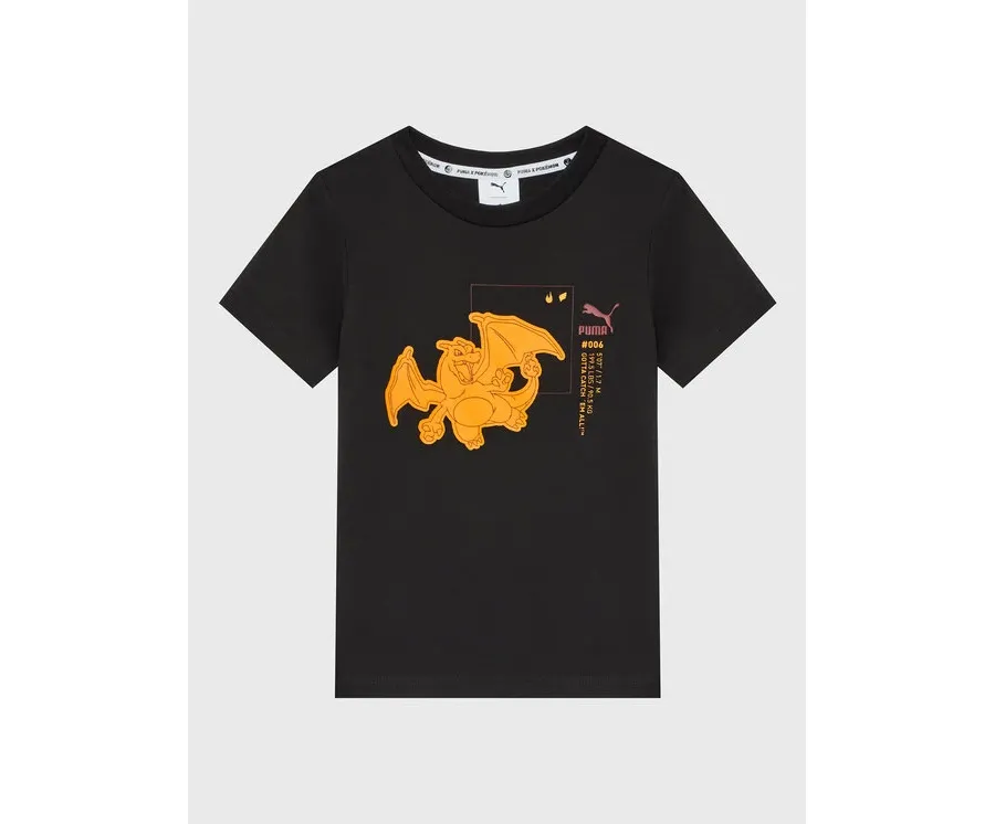 obrazek 1 Puma T-Shirt Pokemon 536429 Czarny Regular Fit