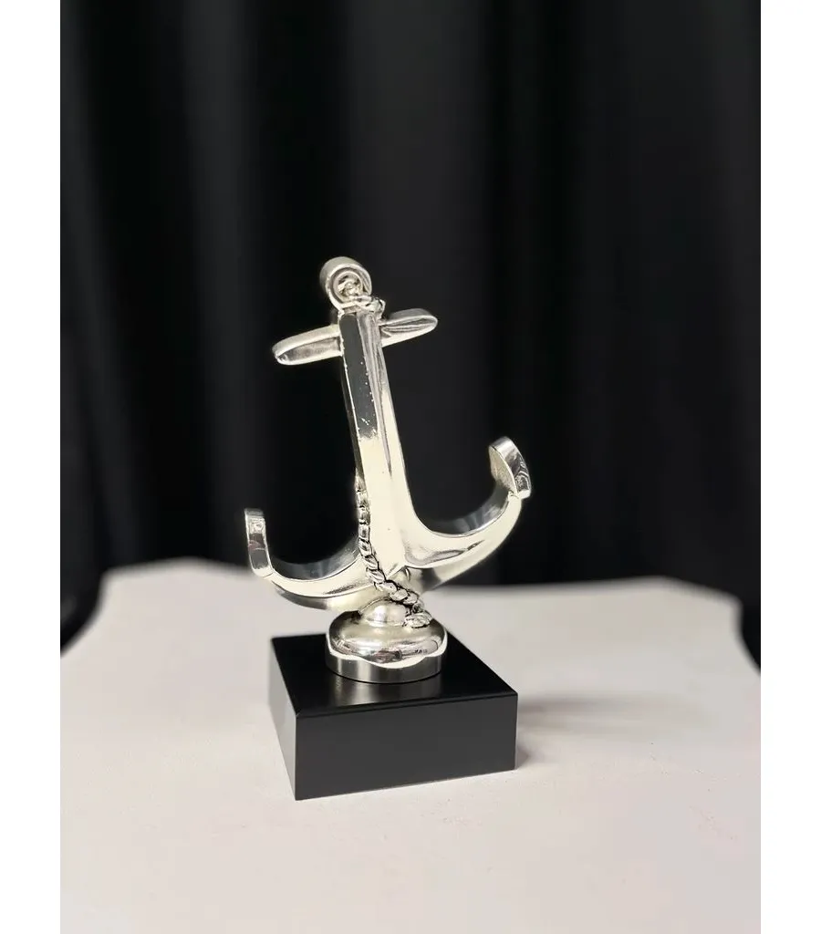 obrazek 4 Srebrna figurka z kotwicą, idealna na upominek - Astra Argenti