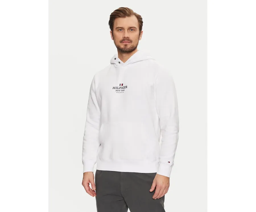 obrazek 1 Tommy Hilfiger Bluza MW0MW39050 Biały Regular Fit