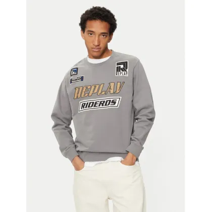 Zdjęcie REPLAY Bluza M6971 .000.22890CS Szary Regular Fit