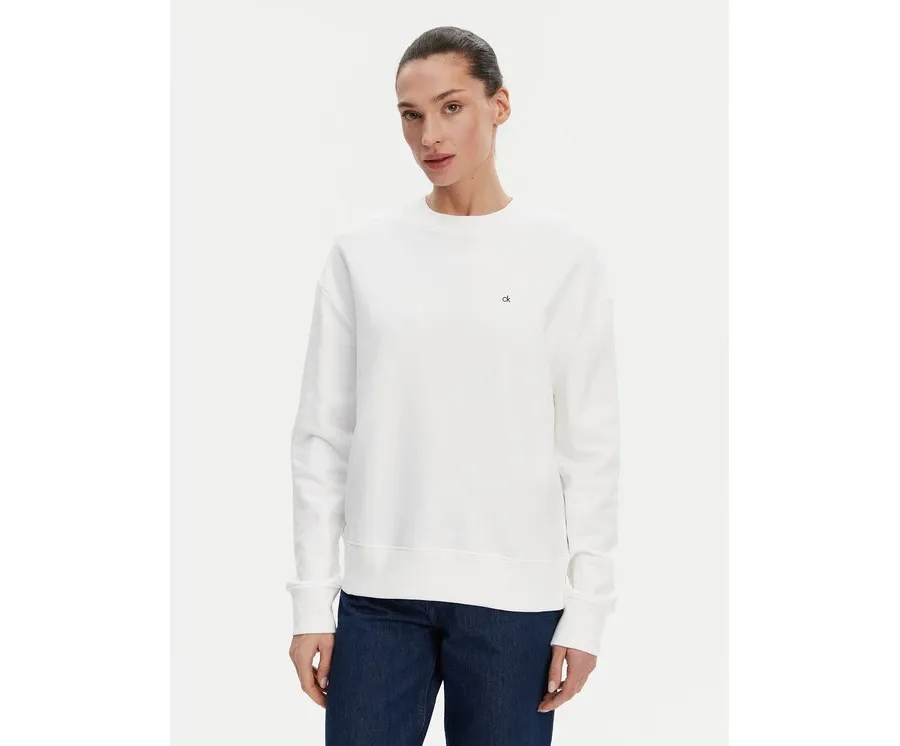 obrazek 1 Calvin Klein Bluza K20K208092 Biały Regular Fit