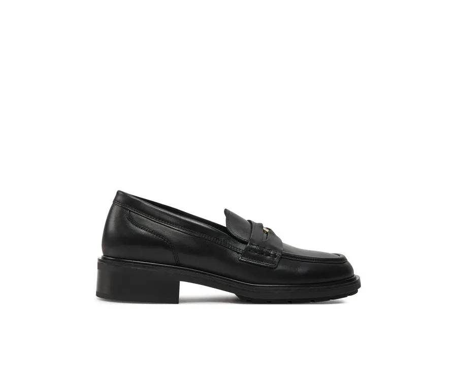 obrazek 1 Tommy Hilfiger Lordsy Th Penny Loafer FW0FW08029 Czarny