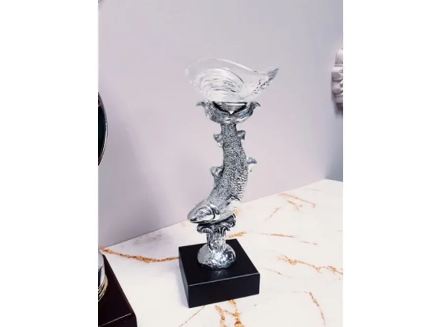 picture 2 Statuette with fish - Astra Argenti