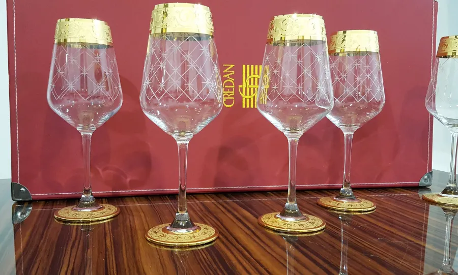 picture 6 Desk Set/Brandy Glass Napoleon