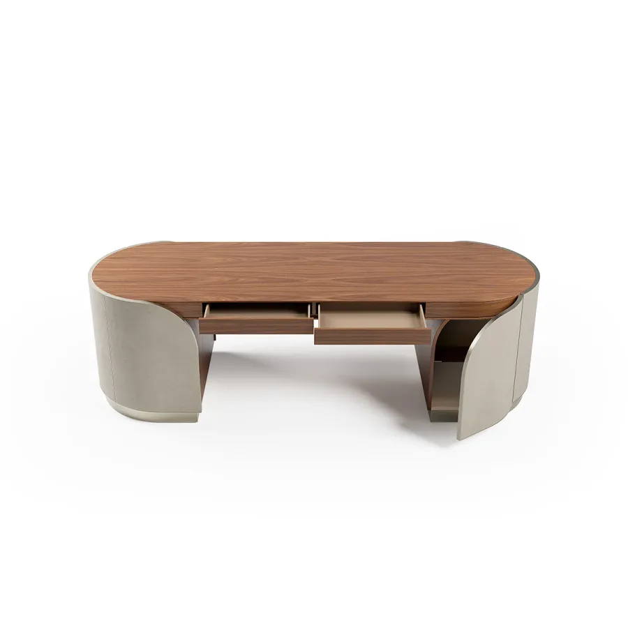 obrazek 2 Eleganckie włoskie biurko w stylu modernistycznym - do gabinetu lub biura