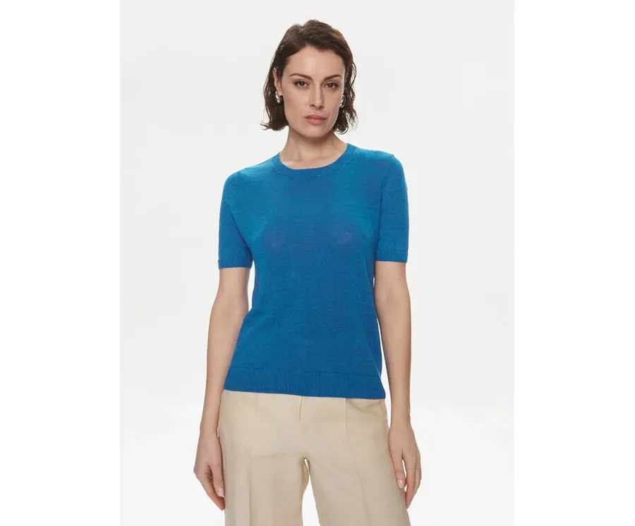 obrazek 1 Weekend Max Mara Sweter Pancone 2415361032 Niebieski Regular Fit