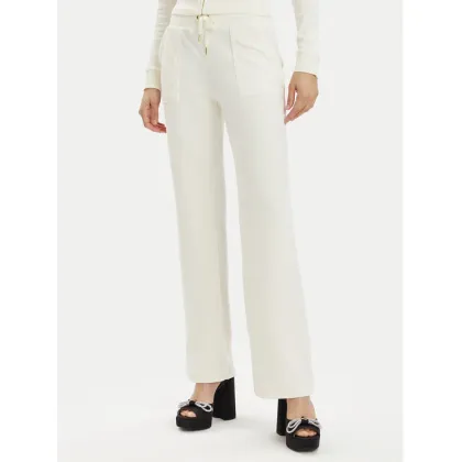 Zdjęcie Juicy Couture Spodnie dresowe Del Ray JCAP180G Écru Regular Fit