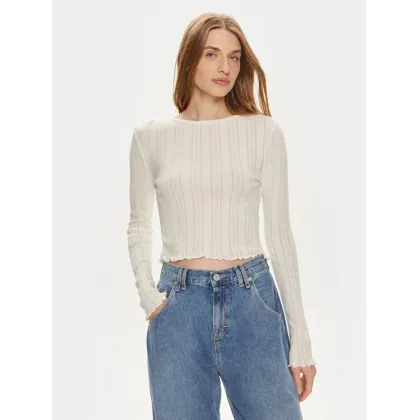 Zdjęcie Noisy May Bluzka Judy 27022037 Écru Slim Fit