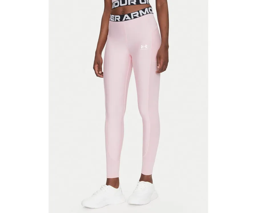 obrazek 1 Under Armour Legginsy HeatGear 1388693 Różowy Slim Fit