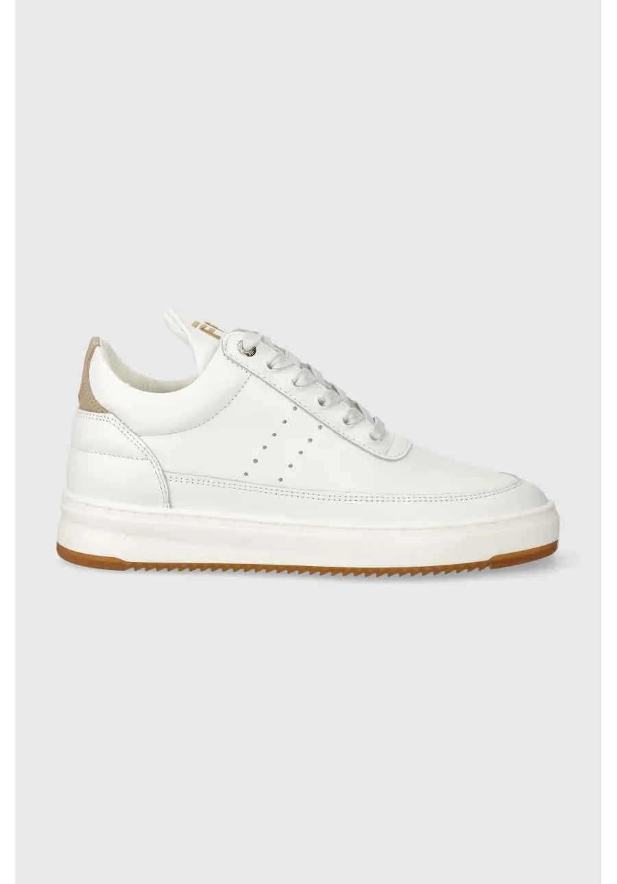 obrazek 1 Filling Pieces sneakersy skórzane Low Top Bianco kolor biały 10127791921